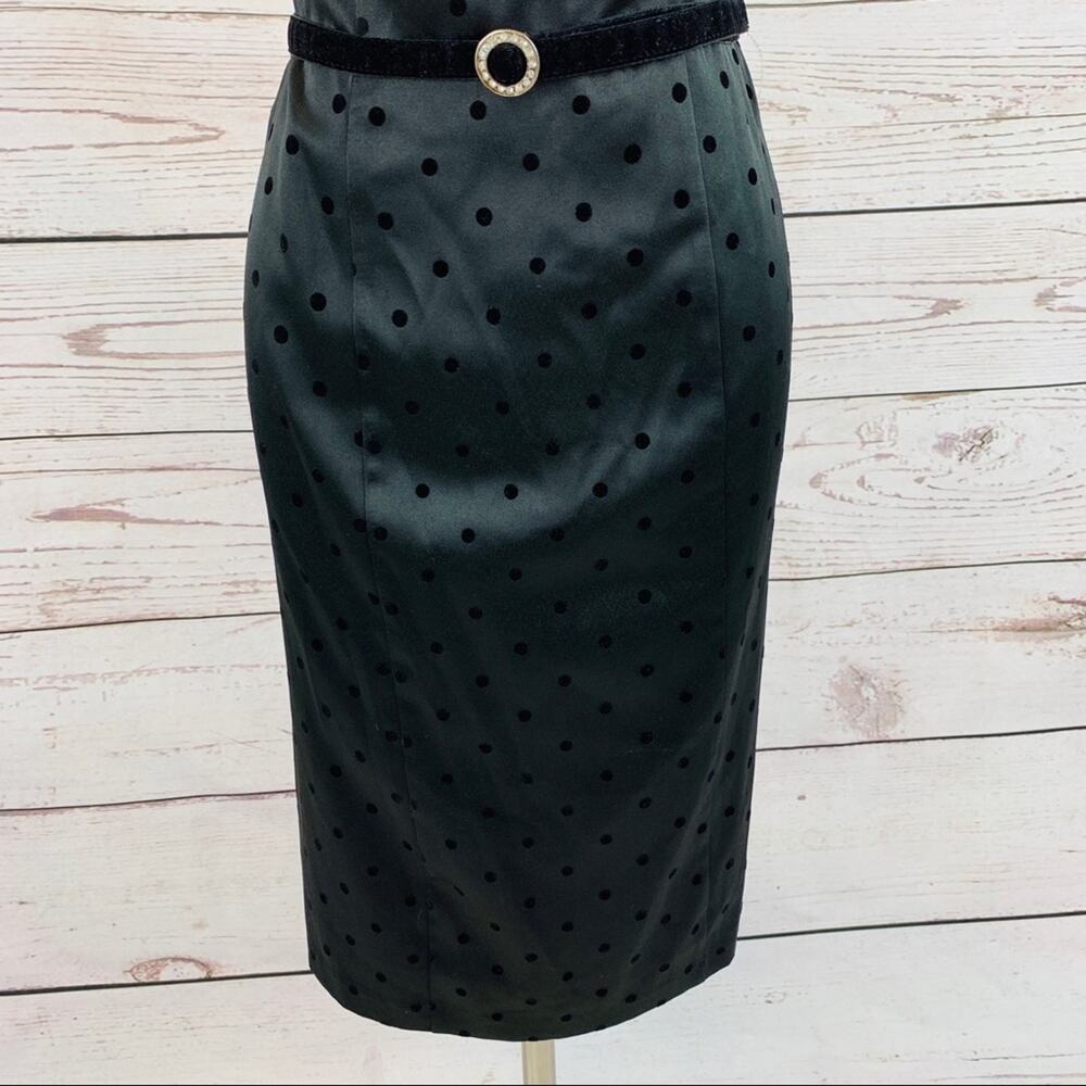 My Michelle little black dress polka dots halter - Picture 3 of 8
